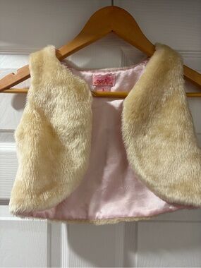 Girls Faux Fur Bolero Vest
